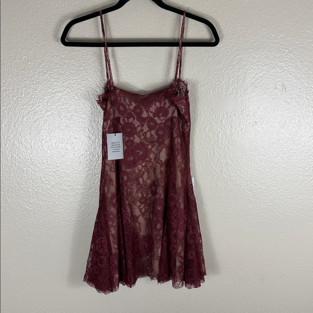 MAJORELLE Tracy Mini Dress in Oxblood - Picture 7 of 7